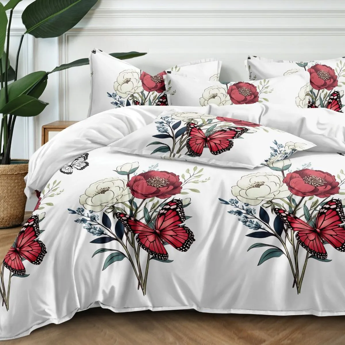 Komplet Pościel Fashion Home Satyna Bawełna 160x200cm 3cz