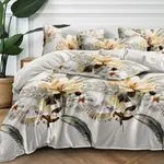 Komplet Pościel Fashion Home Satyna Bawełna 160x200cm 3cz A105