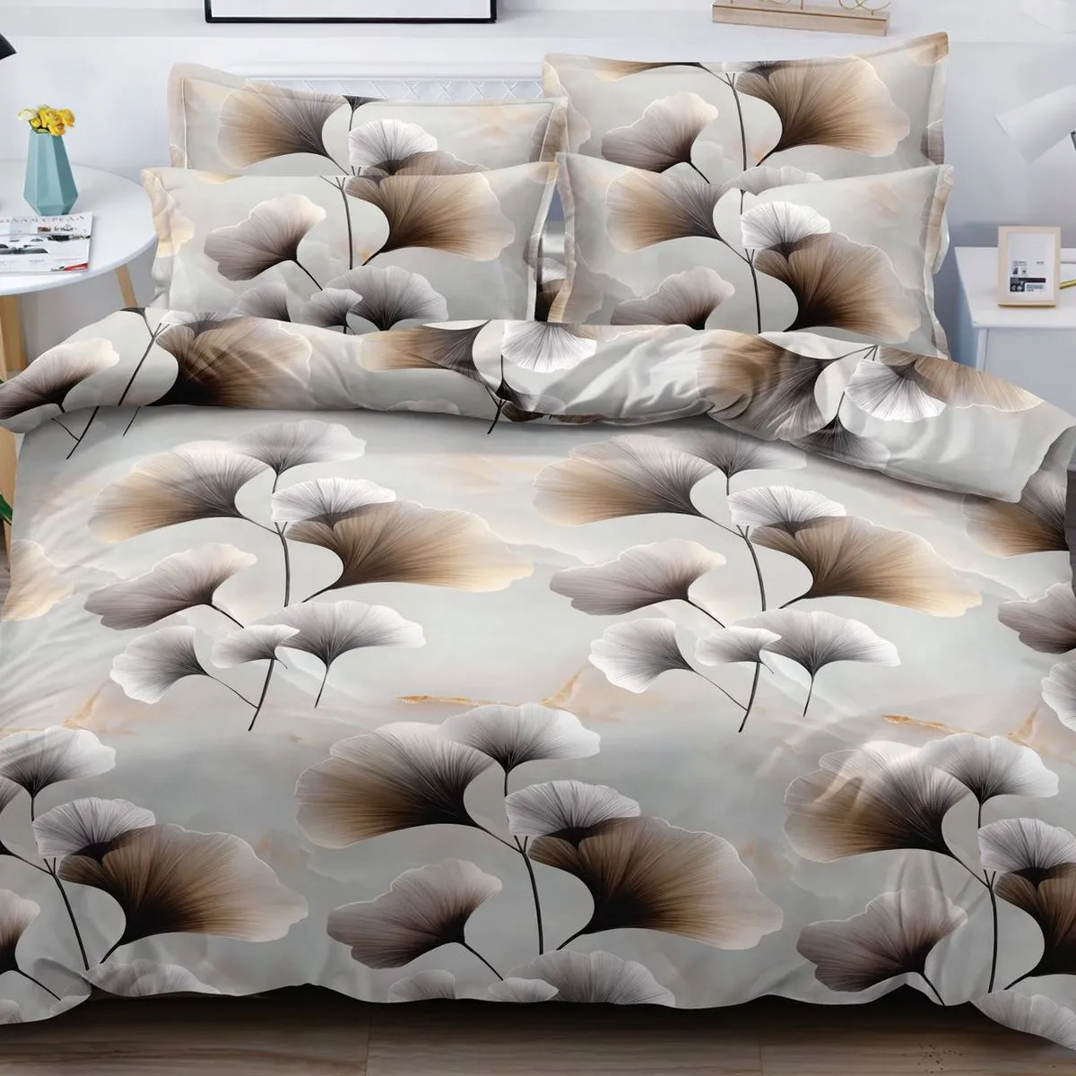 Komplet Pościel Fashion Home Satyna Bawełna 160x200cm 3cz