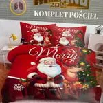 Komplet Pościeli 3el. 160/200 Milano Zone Merry Christmas