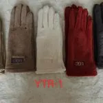 Rękawiczki damskie YTR-1 z naszywką UGG, 6 kolorów