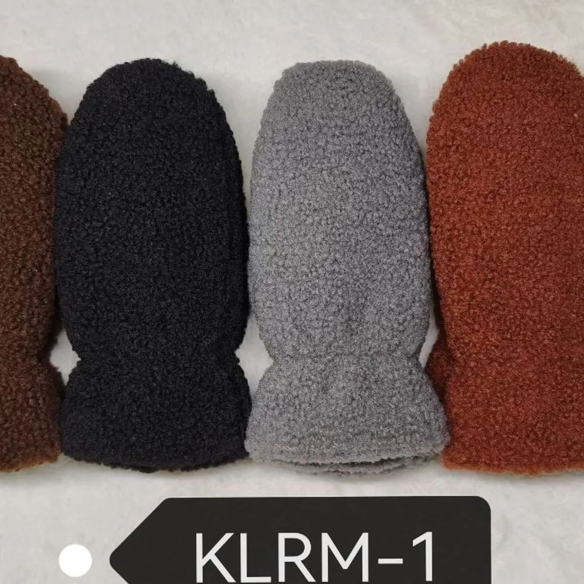Rękawiczki damskie futrzane KLRM-1, 6 kolorów