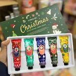 Zestaw 5 kremów do rąk nawilżających Sadoer Christmas Set