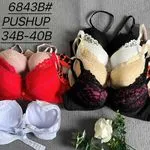 Biustonosz Damski Push-up 34B-40B 6843# Kolory Mix
