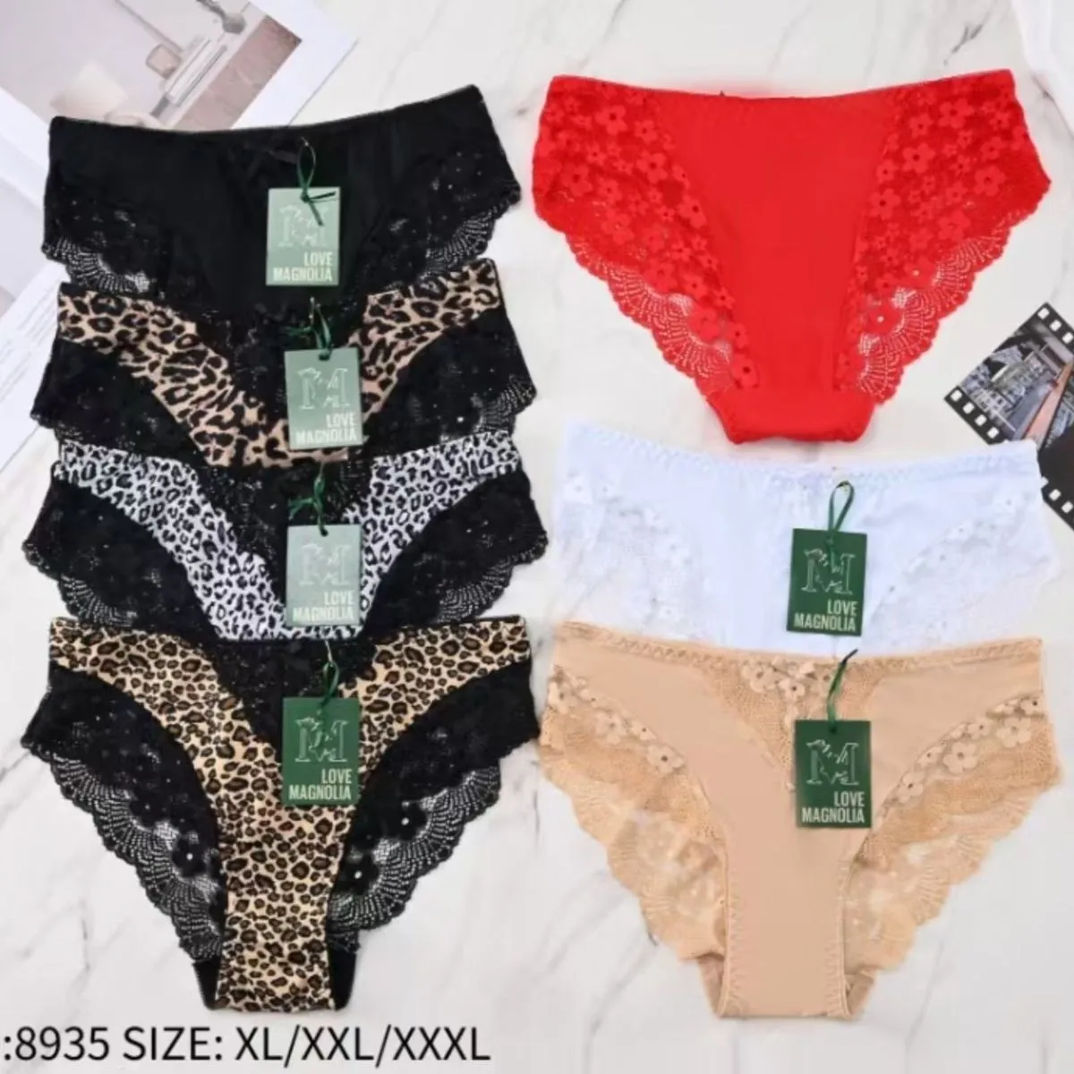 Majtki damskie koronkowe NO.8935 XL/XXL/XXXL