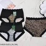 Majtki damskie rozmiar L/ XL/ XXL, wzory czarne i panterkowe