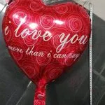 Balon foliowy serce I Love You Walentynki