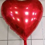 Balon foliowy w kształcie serca czerwony Walentynki
