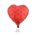 Balon w kształcie serca czerwony 53x38cm