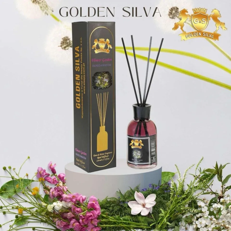 Zapachy do domu Golden Silva 110ml Flower Garden z patyczkami