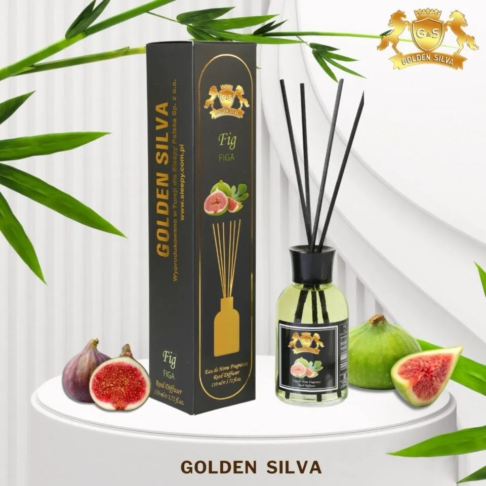 Zapach do domu Golden Silva Figa z patyczkami 110ml