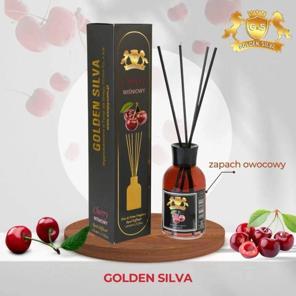 Golden Silva Zapach do domu z patyczkami 110ml Wiśniowy