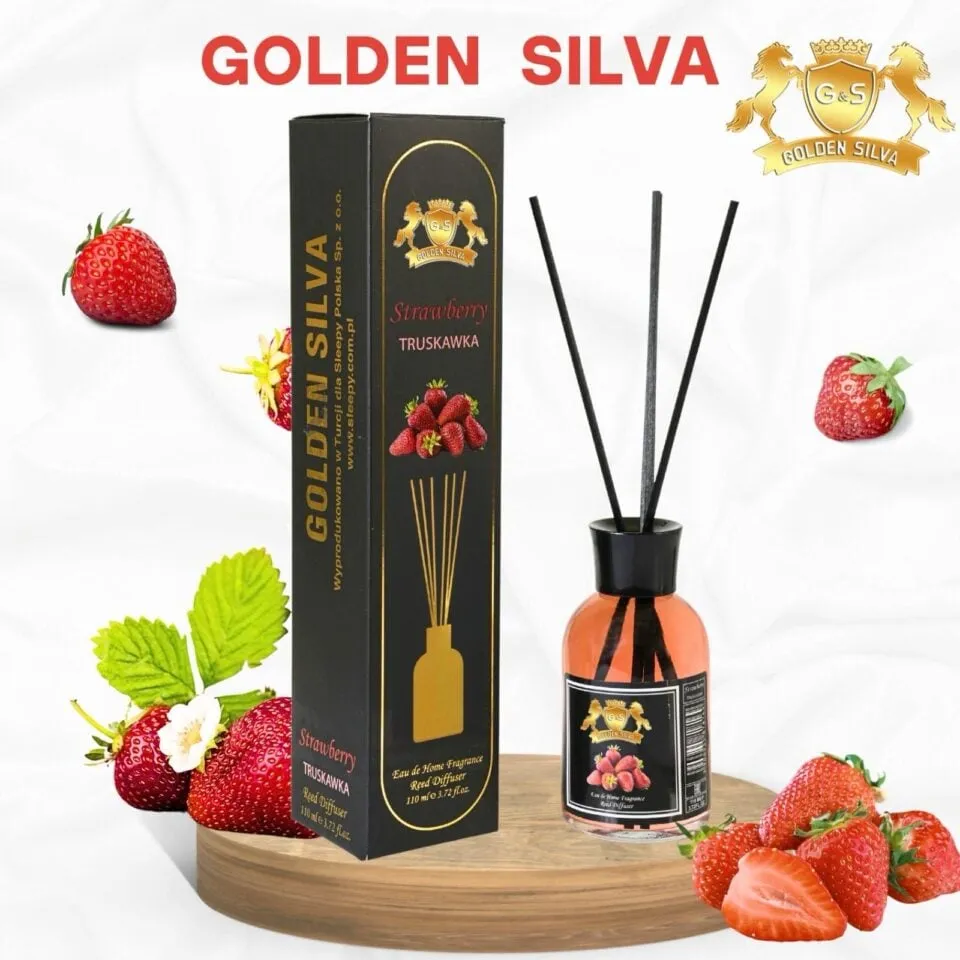 Zapachy do domu Golden Silva Truskawka patyczkowe 110ml 12szt