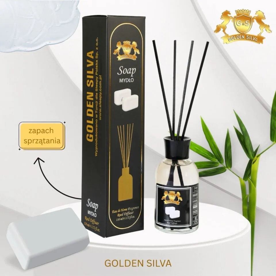 Zapach do domu Golden Silva Mydło z patyczkami 110ml