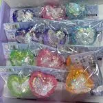 Zabawka Squeeze Toys Gniotek Serce z Motylem i Brokatem 12 szt.