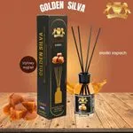 Zapach do domu Golden Silva Karmel z patyczkami 110ml