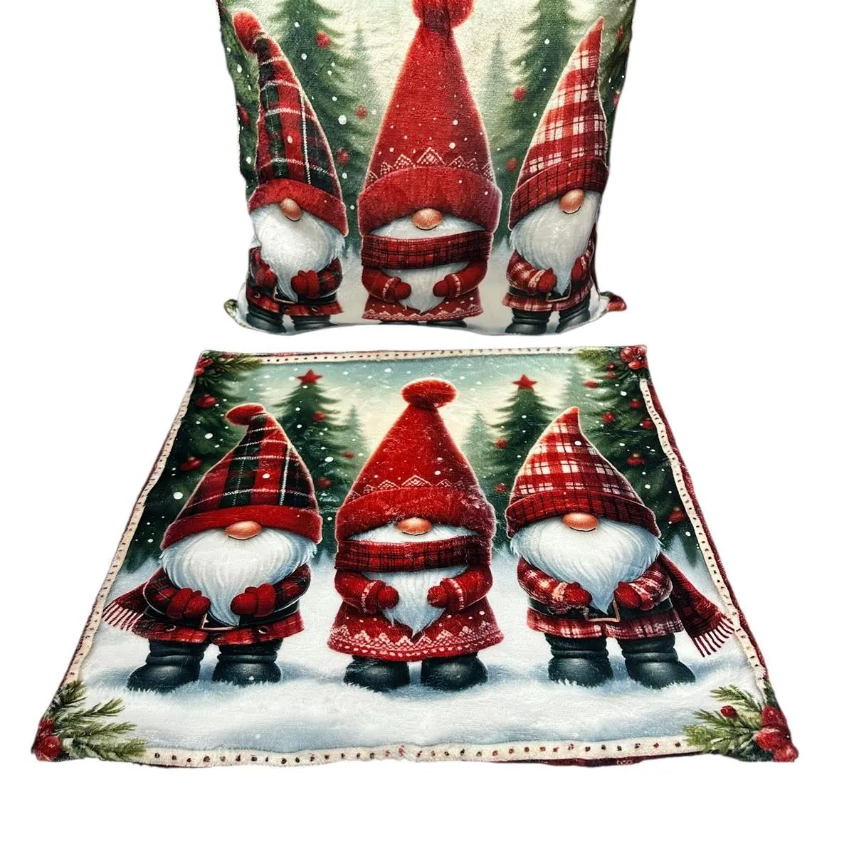 Poszewki świąteczne z Gnomami 42/42cm