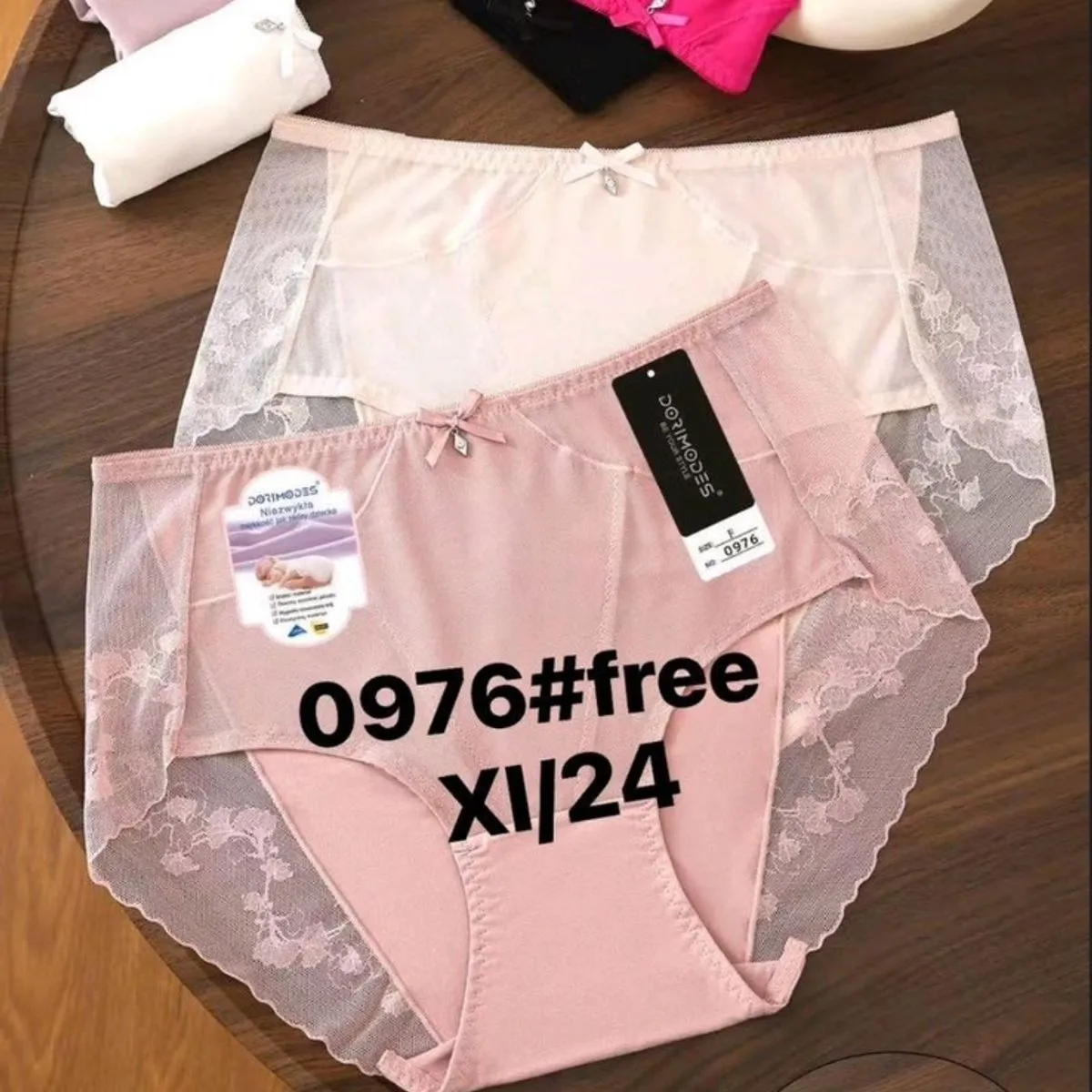 Majtki damskie DORIMODES 88% wiskoza 12% spandex XL-2XL