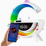 Głośnik Bluetooth z oświetleniem LED i zegarem
