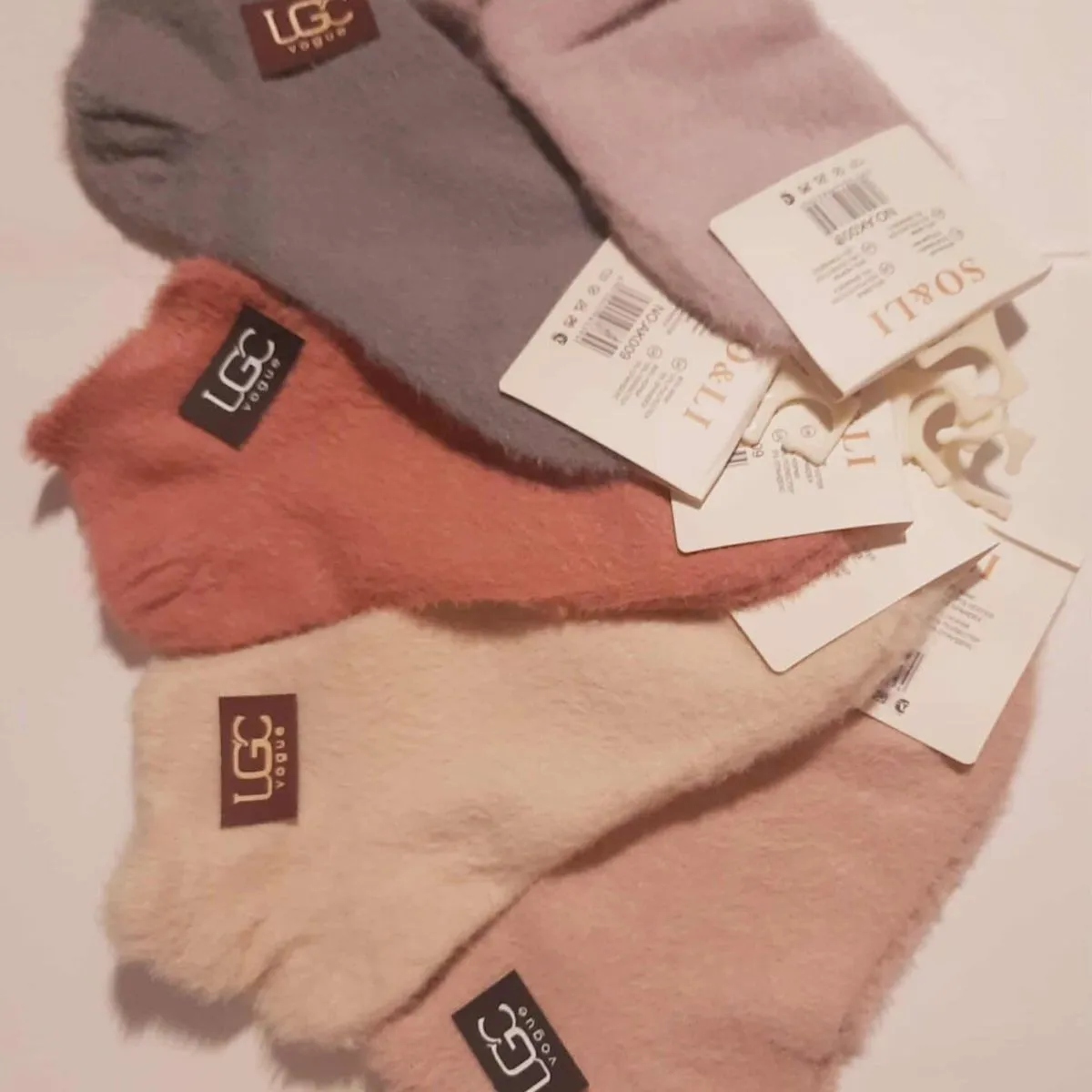 Skarpetki damskie LGC fuzzy w 5 kolorach