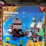 Zabawki Magnetic Blocks Buduj Własny Statek Piracki 100 szt