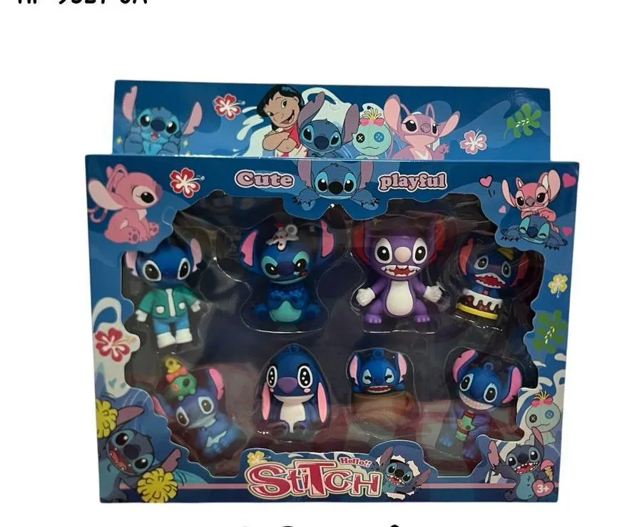 Zabawki Figurki Stitch 8PCS Zestaw