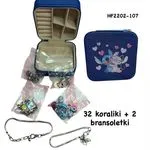 Zestaw Biżuterii Stitch z 32 koralikami + 2 bransoletki