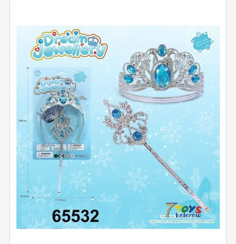 Zestaw zabawek biżuteria Dr. Dream Jewellery korona różdżka