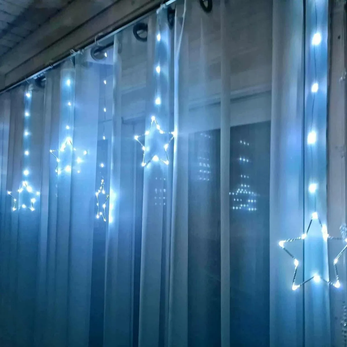 Lampki Girlanda 3m ze Gwiazdami na Prąd