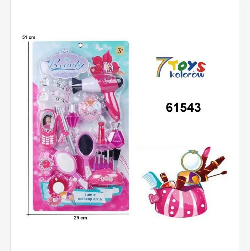 Zestaw zabawek Beauty Toys do makijażu 51x29 cm