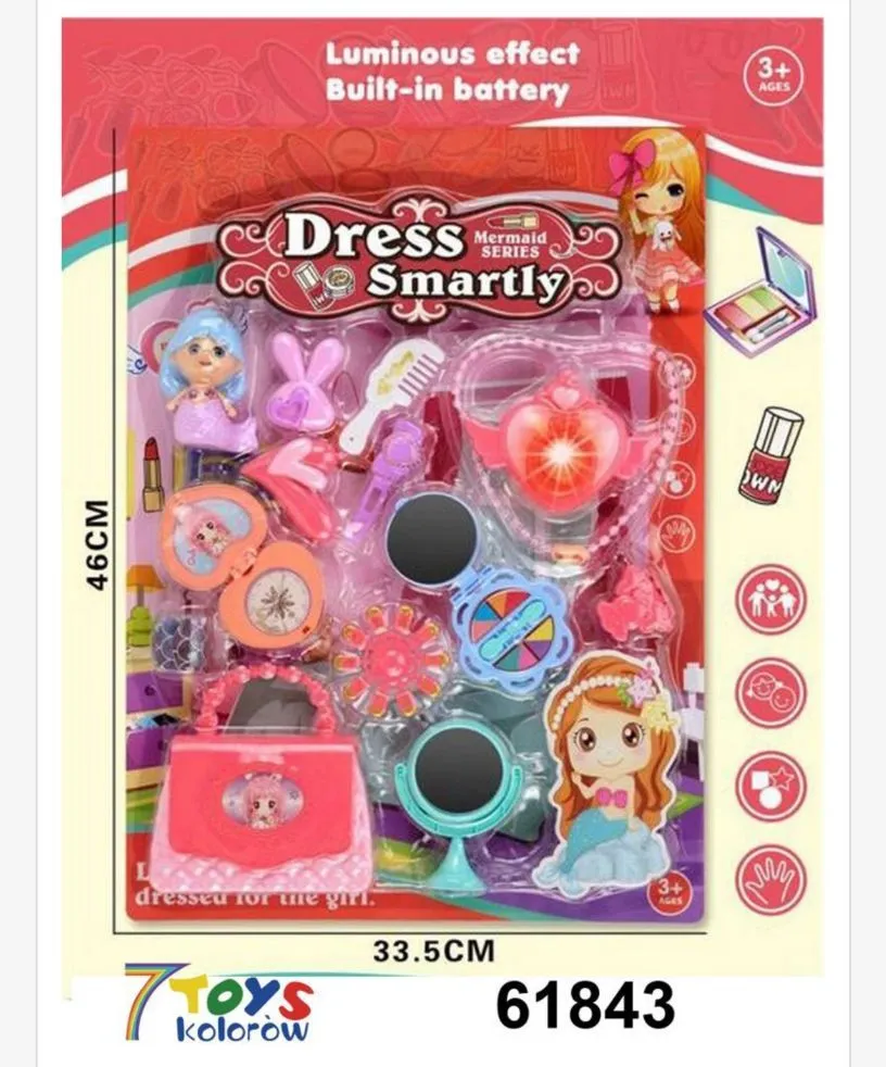 Zestaw zabawek Dress Smartlyly lalka i akcesoria 46x33.5cm