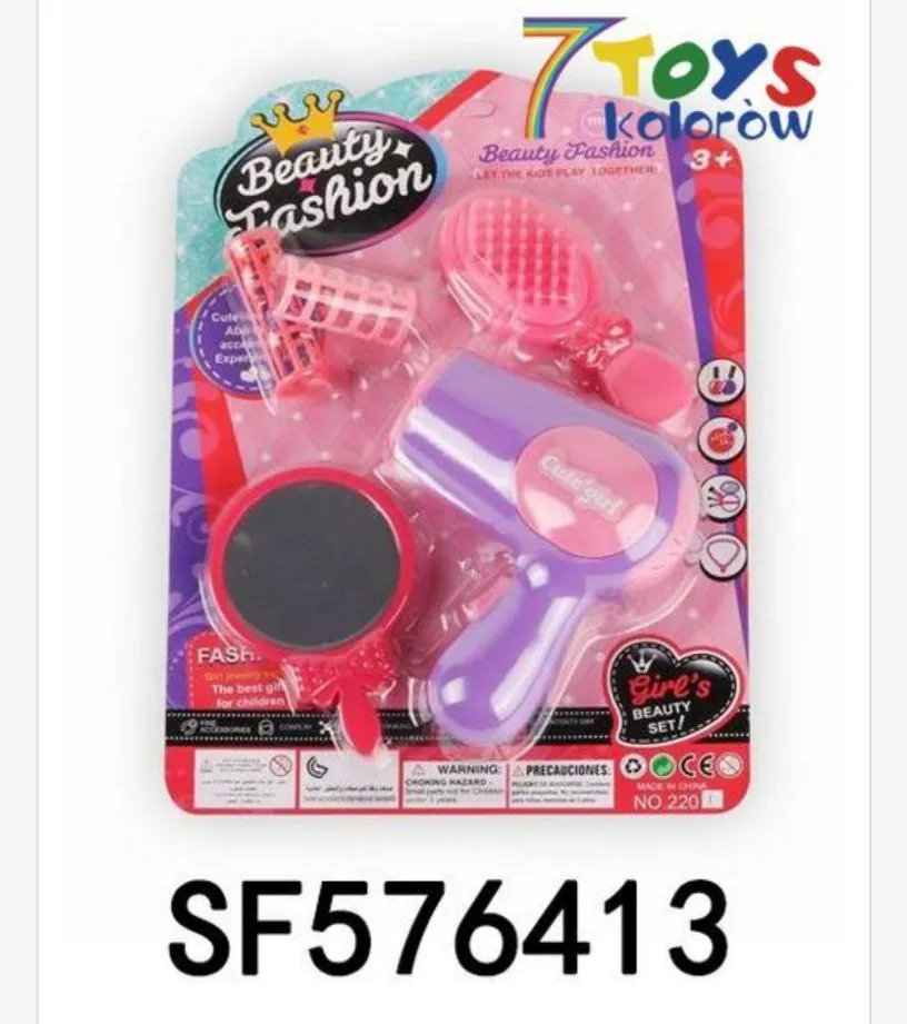 Zestaw Beauty Fashion do zabawy dla dziewczynek 3+