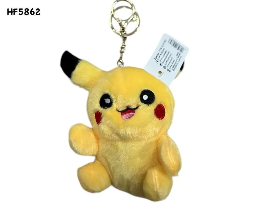 Brelok Pikachu Żółty Pluszowy ZABAWKI BRELOK