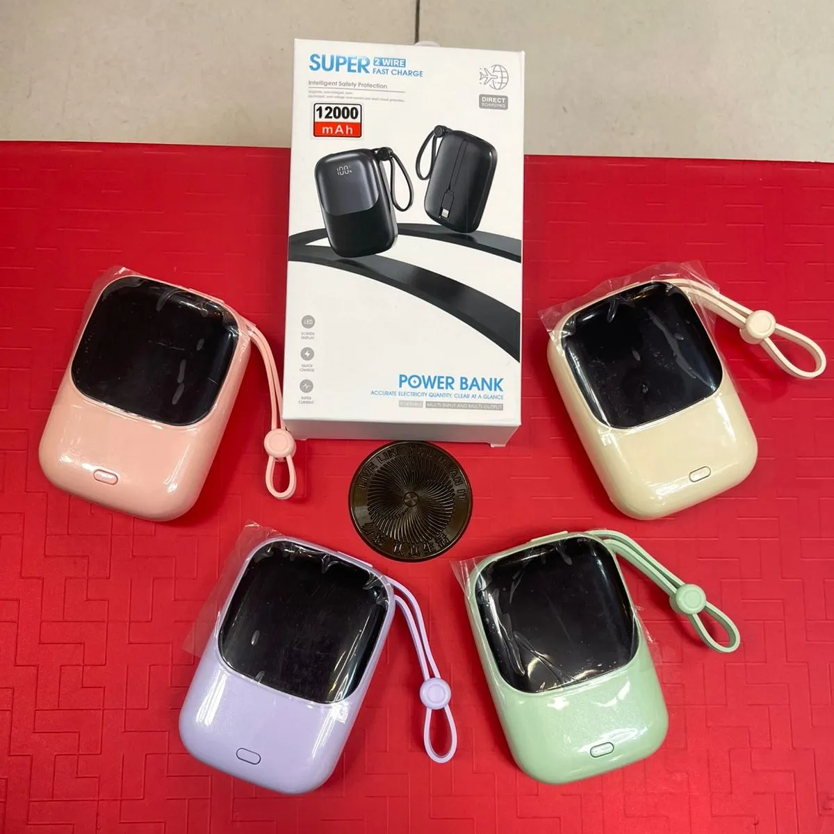 Power Bank Super 12000mAh z uchwytem