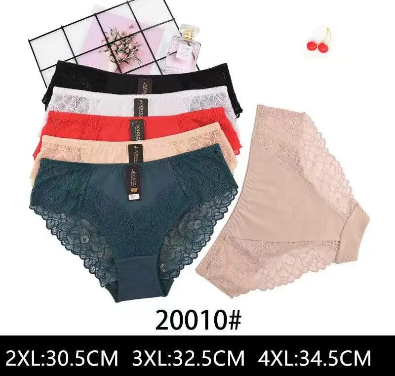 Majtki damskie koronkowe 2XL-4XL 200010#