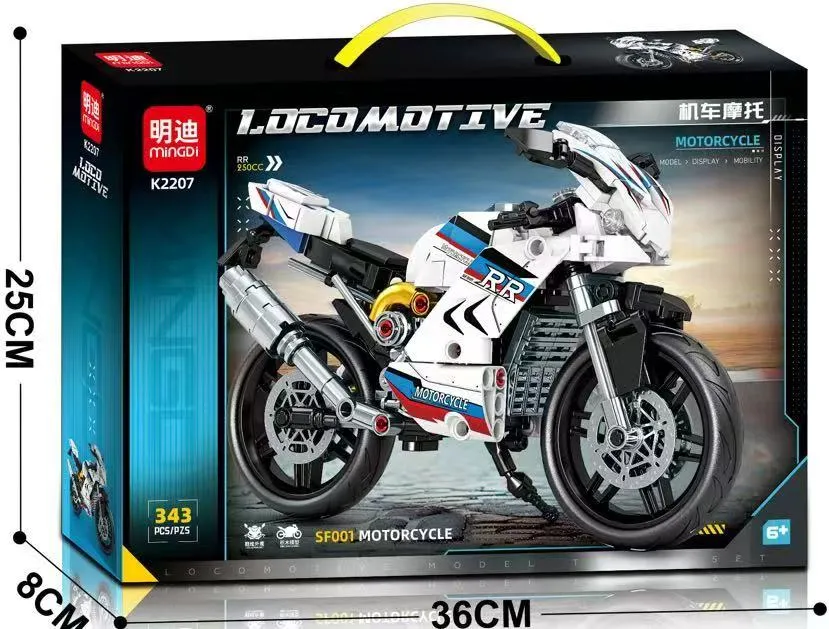 Klocki Motocykl 343PCS S.FOO1 K227