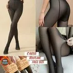 Rajstopy damskie czarne C0655 free size