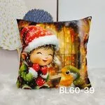 Poszewki dekoracyjne 40x40 cm świąteczny elf BLG60-39