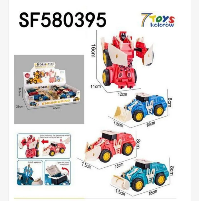 Zabawka Samochód Deformujący Robot 20cm SF5580395