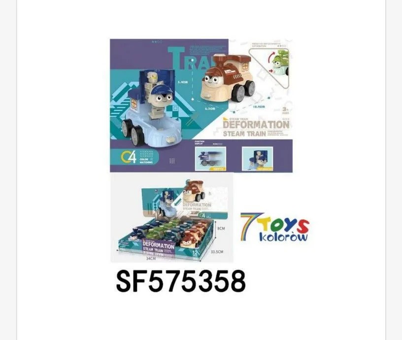 Zabawka Pociąg Parowy Steam Train 7TOYS SF575358