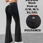Legginsy damskie push up czarne S/M M/L XL/2XL