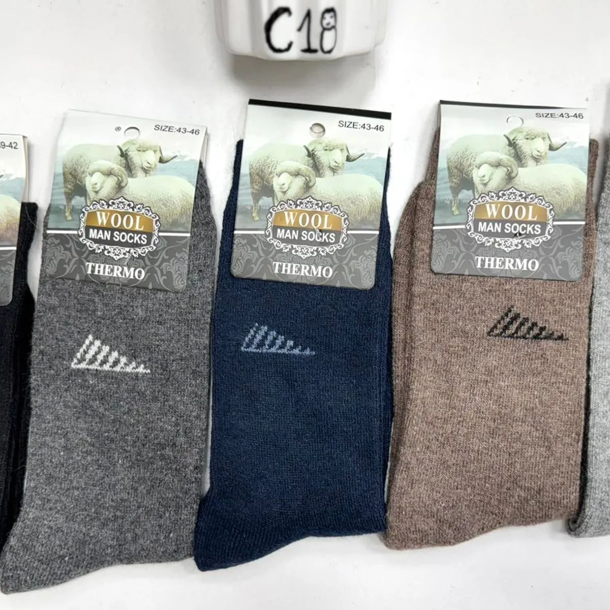 Skarpetki męskie termo wełna Wool Man Thermo 5 par
