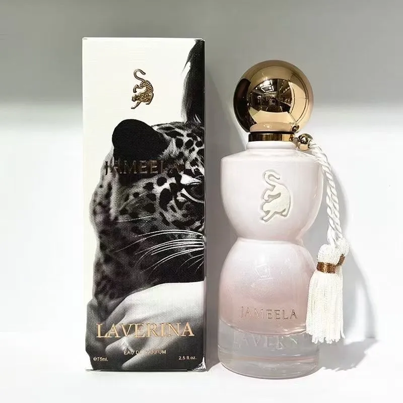 Perfumy Jameela Laverina 75ml Biała Butelka Złoty Korek