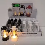 Lampki LED Luminous Lantern - czarny, czerwony, biały