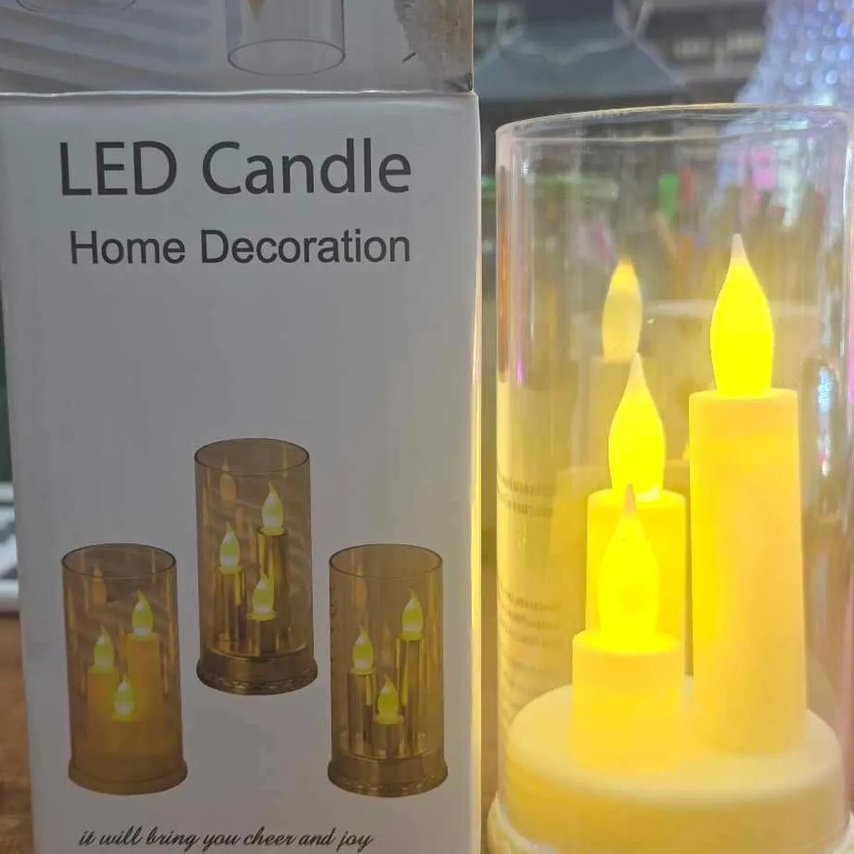 Lampki LED Candle Home Decoration 3 szt
