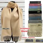 Szaliki damskie ocieplone Warm Mix 12 szt