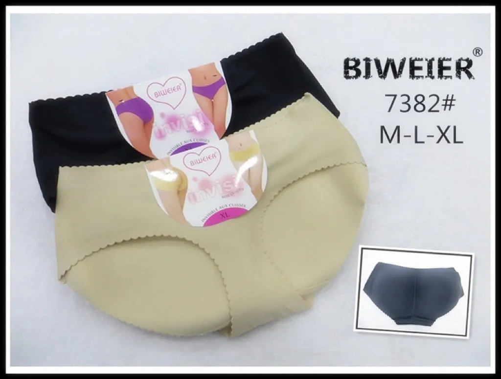 Majtki damskie BJWEIER 7382# M-L-XL czarny/beżowy