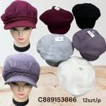 Czapki damskie dzianinowe beanie 12 szt/opak.