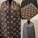 Szaliki damskie wzór kwiatowy viscose cotton