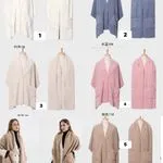 Poncho damskie z wełny poliestrowej 20% polyester